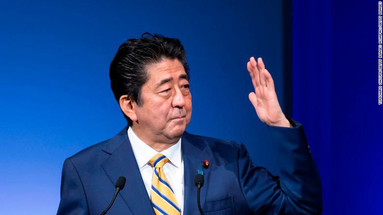 Thủ tướng Nhật Bản Shinzo Abe ảnh: cnn