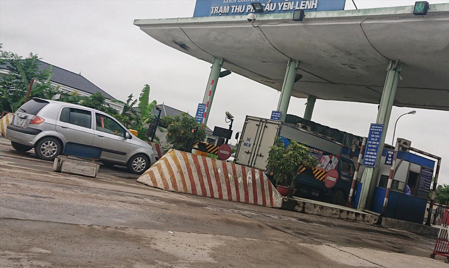 Trạm thu phí BOT cầu Yên Lệnh tiếp tục được sử dụng thu phí hoàn vốn cho đoạn nối giữa cầu Yên Lệnh đến nút giao Vực Vòng ẢNh: đức anh