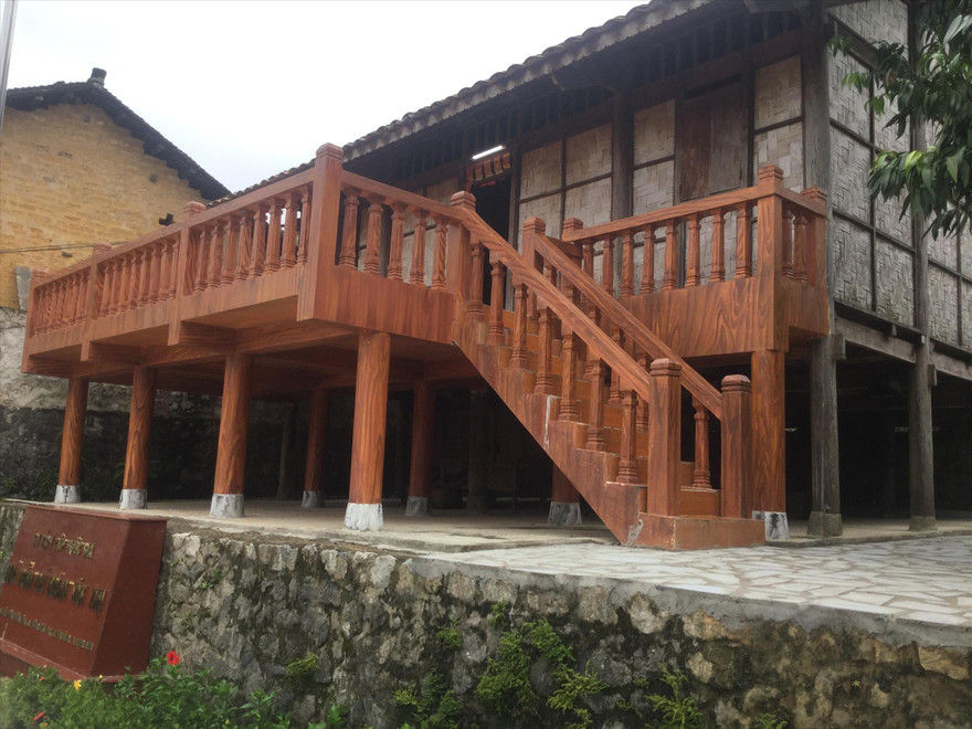 Ngôi nhà sàn, nơi anh Thụ sinh ra và lớn lên Ảnh: Duy Chiến