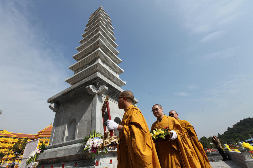 Lễ nhập linh Hòa thượng Thích Thanh Tứ tại Bảo tháp Viên Quang 