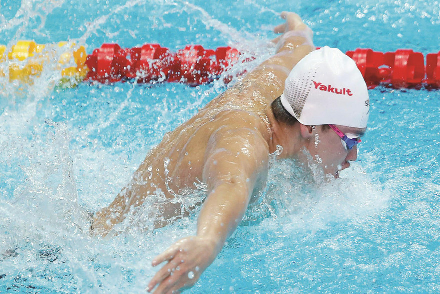 Schooling thi đấu sa sút tại giải bơi vô địch thế giới 