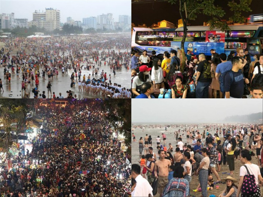 Chuỗi hình ảnh quá tải ở nhiều điểm đến trong kỳ nghỉ lễ 30/4, 1/5 