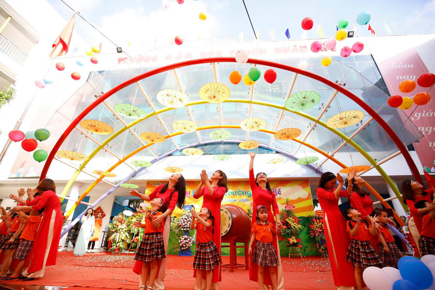 Khai giảng năm học mới năm nay sẽ không có bóng bayảnh: Như Ý 