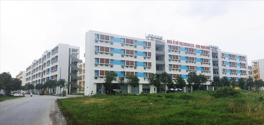 Nhà ở xã hội Becamex dành cho người thu nhập thấp ở tỉnh Bình Dương Ảnh: Văn Minh 