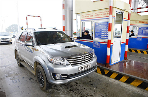 Trạm thu phí Pháp Vân Cầu Giẽ. Ảnh: Như Ý 