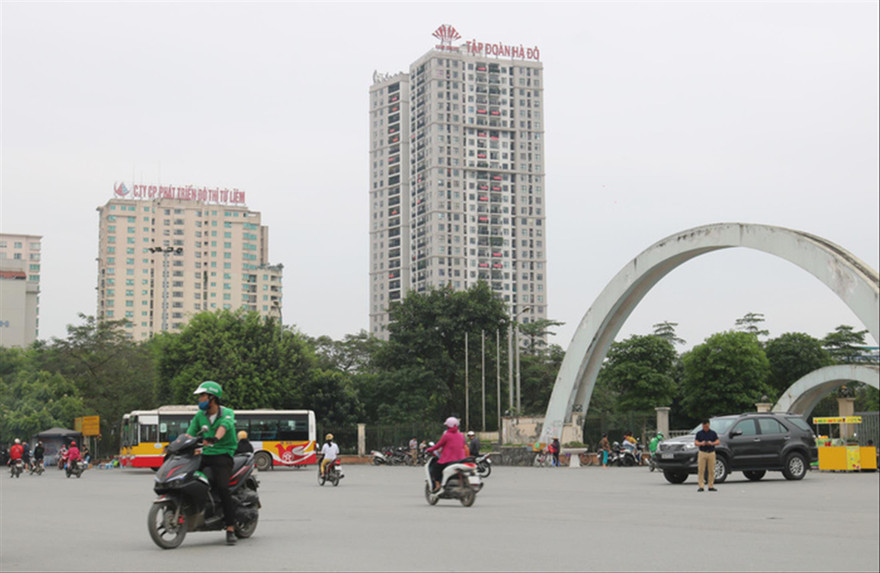 Một góc Công viên Cầu Giấy Ảnh: T.H 