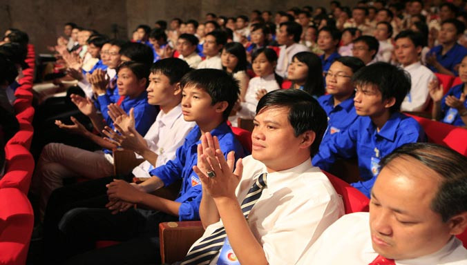 Các đại biểu tham dự Đại hội Tài năng trẻ lần thứ nhất. Ảnh: Hồng Vĩnh.