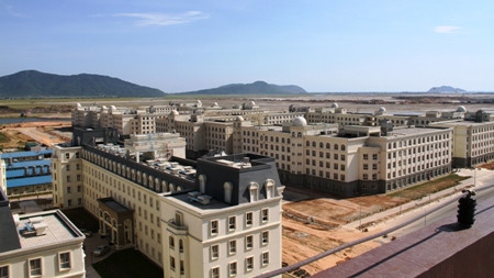 Một góc khu kinh tế Vũng Áng. Ảnh: Báo QĐND.