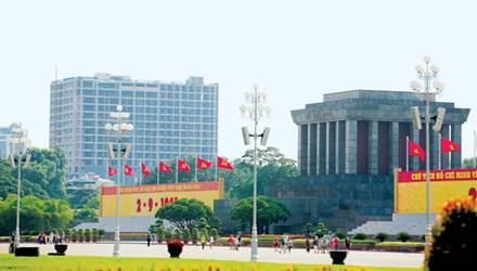 Công trình 8B Lê Trực, Hà Nội thu hút sự quan tâm của dư luận. Ảnh: Như Ý