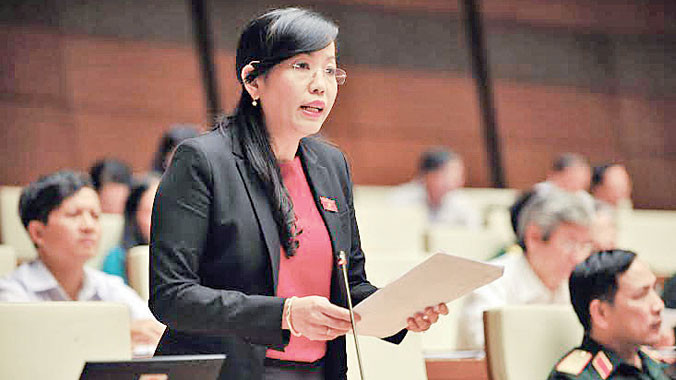 ĐB Nguyễn Thanh Hải đề nghị bổ sung quy định thông tin riêng và bảo vệ thông tin riêng. Ảnh: HL.