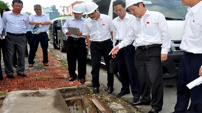 Ủy ban Khoa học, Công nghệ và Môi trường của Quốc hội giám sát về môi trường. Ảnh: TL.