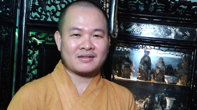 Sư thầy Thích Minh Thông.