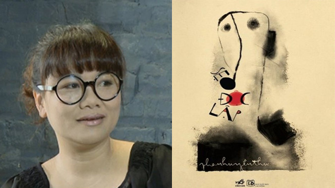 Phan Huyền Thư và tập thơ vừa bị thu hồi giải thưởng.