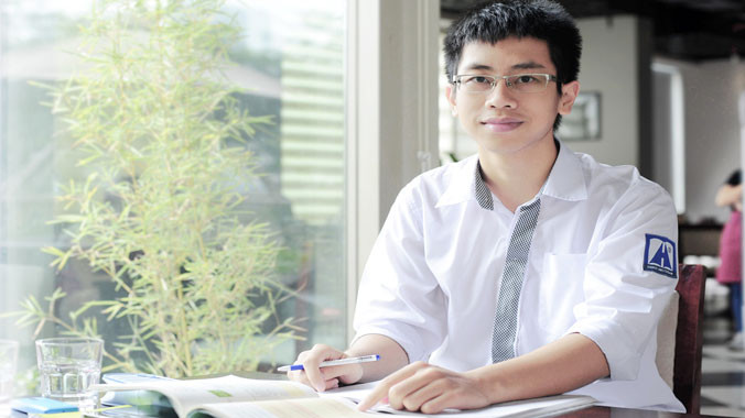 Đào Vũ Quang cho hay Toán học có rất nhiều điều cuốn hút và lãng mạn. Ảnh: Xuân Tùng.