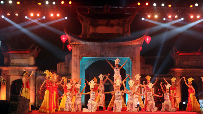 Chuyên gia cho rằng kể câu chuyện Cổ Loa không thể dùng cách trình diễn thông thường. Ảnh: H.Nguyên.