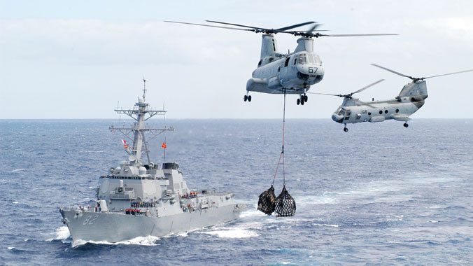 Tàu khu trục USS Lassen của Mỹ hoạt động ở Thái Bình Dương. Ảnh: US Navy.