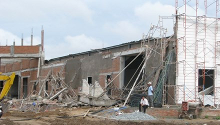 Hiện trường vụ việc.