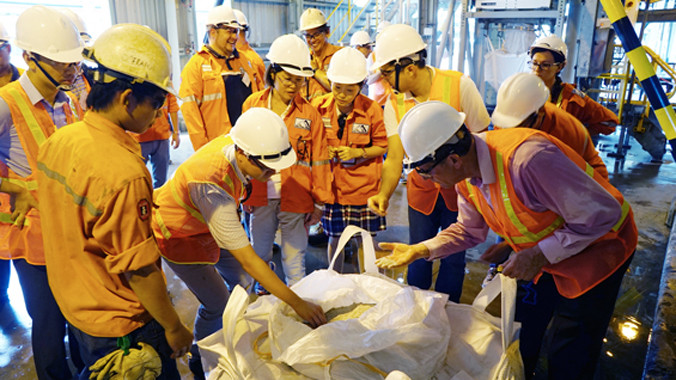 Mỏ Núi Pháo của Massan Resources tại Thái Nguyên.