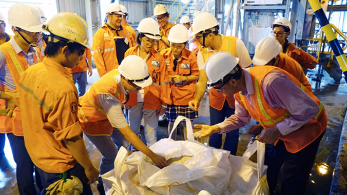 Mỏ Núi Pháo của Massan Resources tại Thái Nguyên.