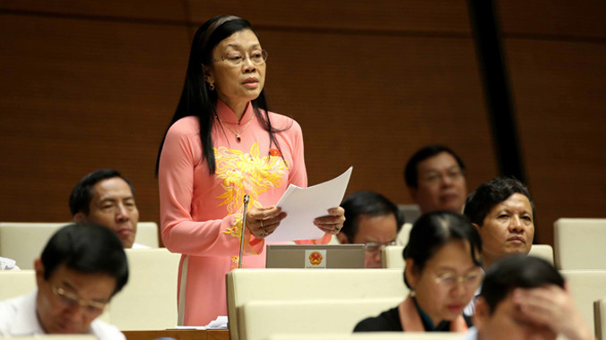 ĐBQH Lê Minh Hiền. Ảnh: Phương Hoa - TTXVN.