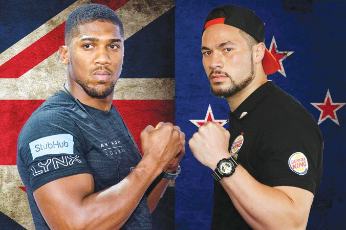 Anthony Joshua và Joseph Parker sẽ so găng đầu năm 2018.