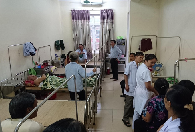 BV Y học cổ truyền Nghệ An kế hoạch 270 giường, thực kê là 350 giường bệnh. Ảnh: Phạm Thanh.