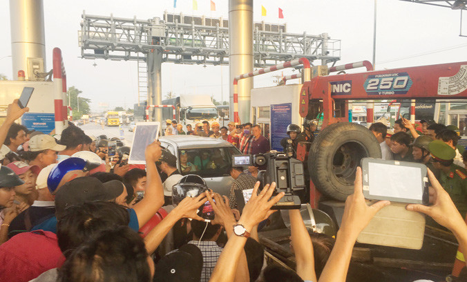 BOT Cai Lậy, tâm điểm của phản ứng domino. Ảnh: PV.