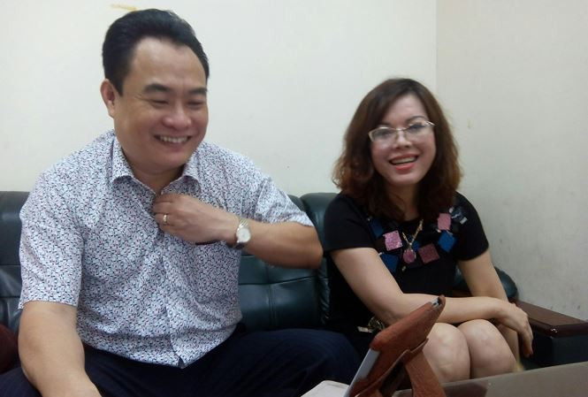 Ông Trung và bà Hằng. Ảnh: M.Đ