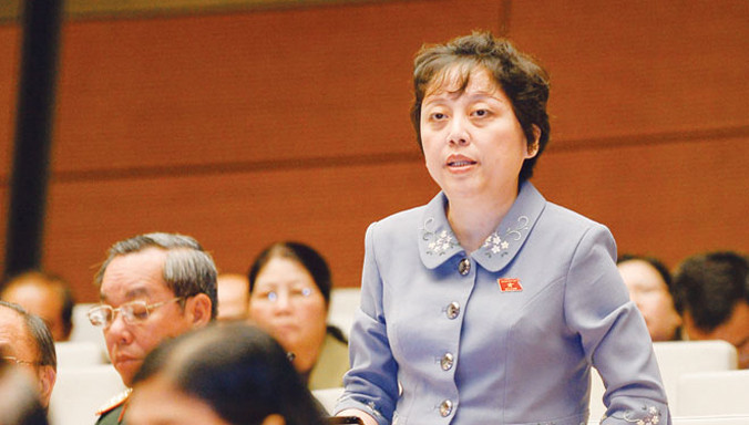 Đại biểu Phạm Khánh Phong Lan. Ảnh: Như Ý.