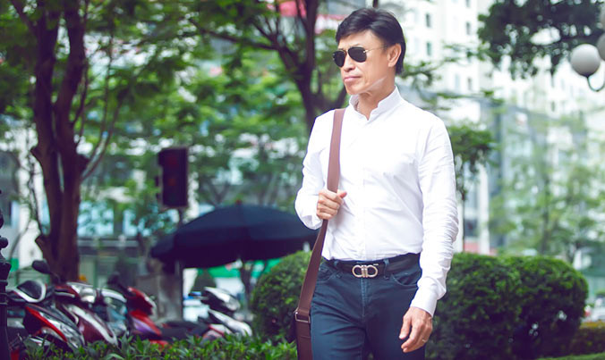 Danh ca Tuấn Ngọc ở Hà Nội. Ảnh: Hải Bá.