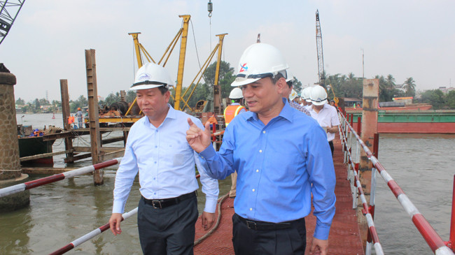 Dự kiến thông xe cầu Ghềnh trước 30/6