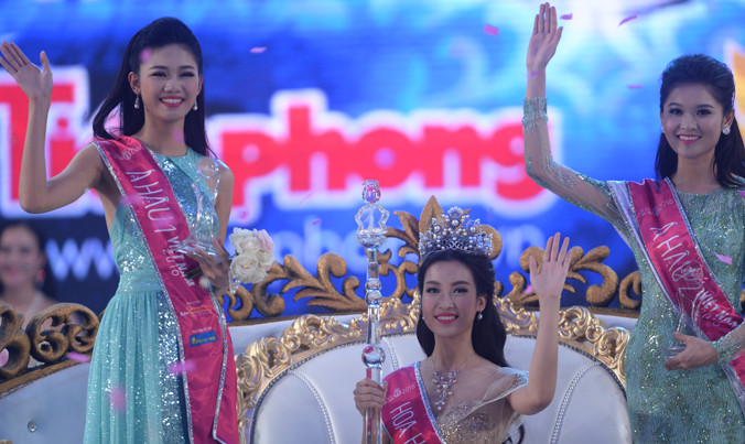 Truyền thông quốc tế đăng tải khá nhiều tin báo và hình ảnh về các Hoa hậu, Á hậu và đêm chung kết. Ảnh: Hồng Vĩnh.