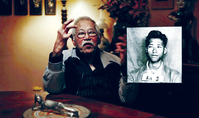 Người công binh tên An xuất hiện trong bộ phim tài liệu của đạo diễn Lê Lâm. Ảnh: L’Espace.