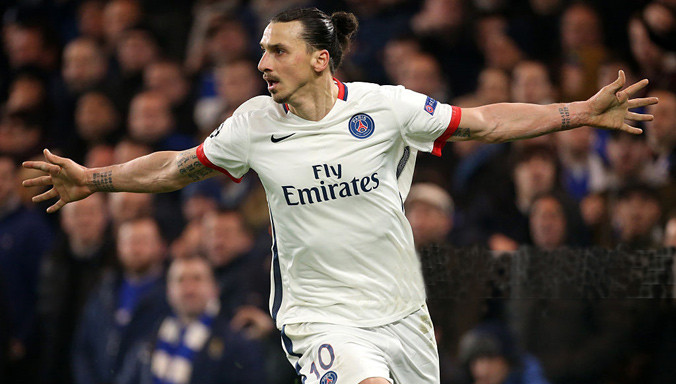 Một tay Ibrahimovic loại Chelsea khỏi Champions League năm nay. Ảnh: GETTY IMAGES. 