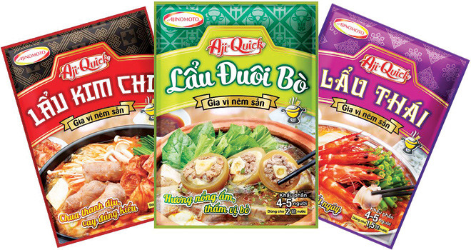 Nhanh hơn, tiện dụng hơn với gia vị nêm lẩu AJI-QUICK của công ty AJINOMOTO Việt Nam