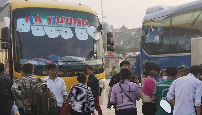 Nhà xe Hà Hương vừa bị đình tài 12 ngày.