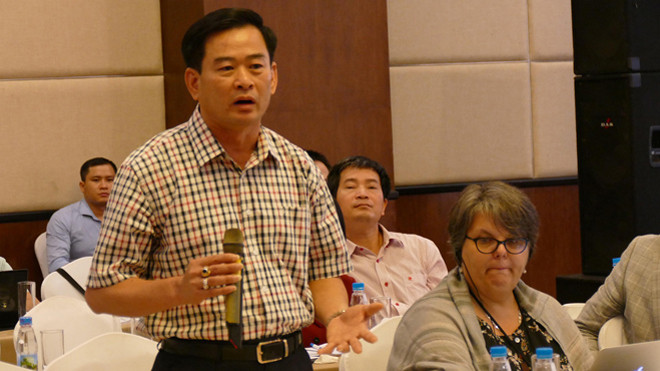 Ông Nguyễn Đình Quyền, Viện trưởng Viện Nghiên cứu Lập pháp nói rằng, ông rất buồn với Dự thảo Luật PCTN, chúng ta đang làm thật hay diễn? Ảnh: Văn Kiên.