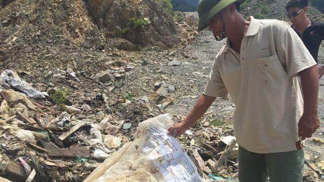 Với “bảo bối” có trong tay do Sở TNMT Hà Tĩnh cung cấp, Formosa tuồn chất thải nguy hại ra ngoài gây bức xúc cho người dân TX Kỳ Anh, Hà Tĩnh.