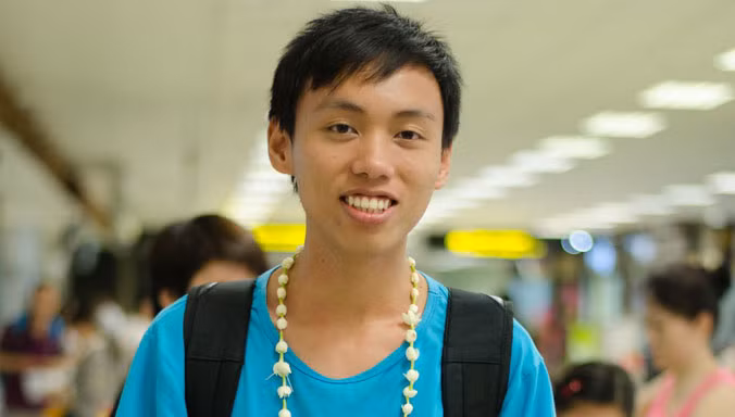 Sinh viên Nguyễn Thế Hoàn.