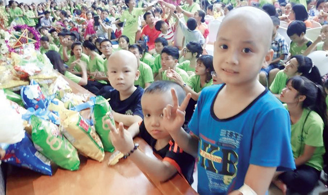 Trung thu sớm của các bệnh nhi tại Viện Huyết học và Truyền máu T.Ư.