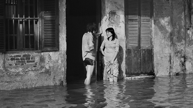 Tác phẩm của Nguyễn Hữu Bảo trong tập sách ảnh Hà Nội dấu yêu vừa phát hành.