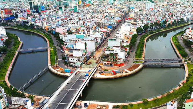 Kênh Nhiêu Lộc – Thị Nghè 2015. Ảnh: VNE.