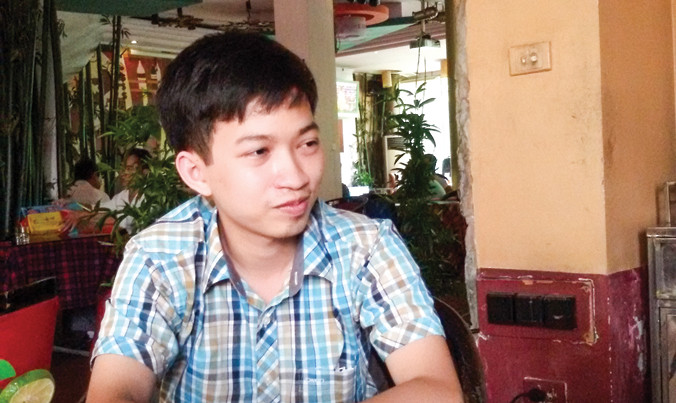 Trịnh Huy Minh. Ảnh: Nghiêm Huê.