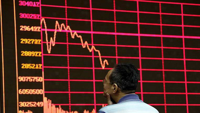 Liệu kinh tế Trung Quốc sẽ không rơi vào tình cảnh như đợt chứng khoán lao dốc đỏ sàn vừa qua?. Ảnh: Strait Times.