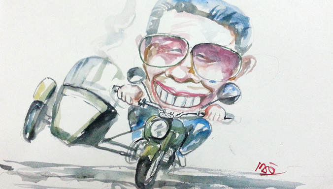 Tranh: Nguyễn Văn Hổ.