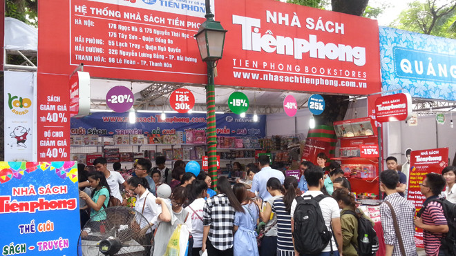 Nhà sách Tiền Phong tung nhiều khuyến mãi hấp dẫn tại Hội sách mùa thu 2016