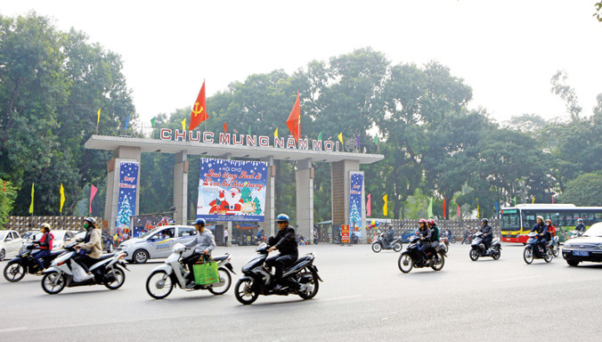 Công viên Thống Nhất nơi tổ chức nhiều sự kiện ngoài trời thu hút đông đảo người dân tham gia.