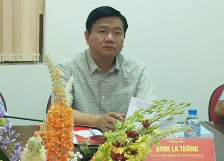 Bí thư Thành ủy TPHCM Đinh La Thăng
