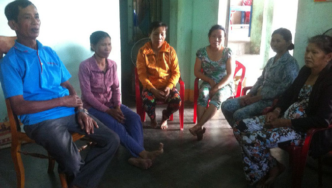 Nhiều người dân thôn Trung Hậu rơi vào cảnh khốn đốn sau khi bị sập bẫy vay vốn.