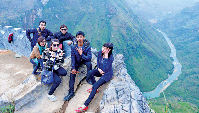 Danh thắng Mã Pì Lèng Hà Giang. Ảnh: HTN.